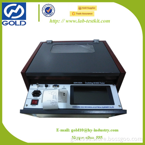 Transformer Oil Dielectric Strength Testing Device (GDYJ-502A)